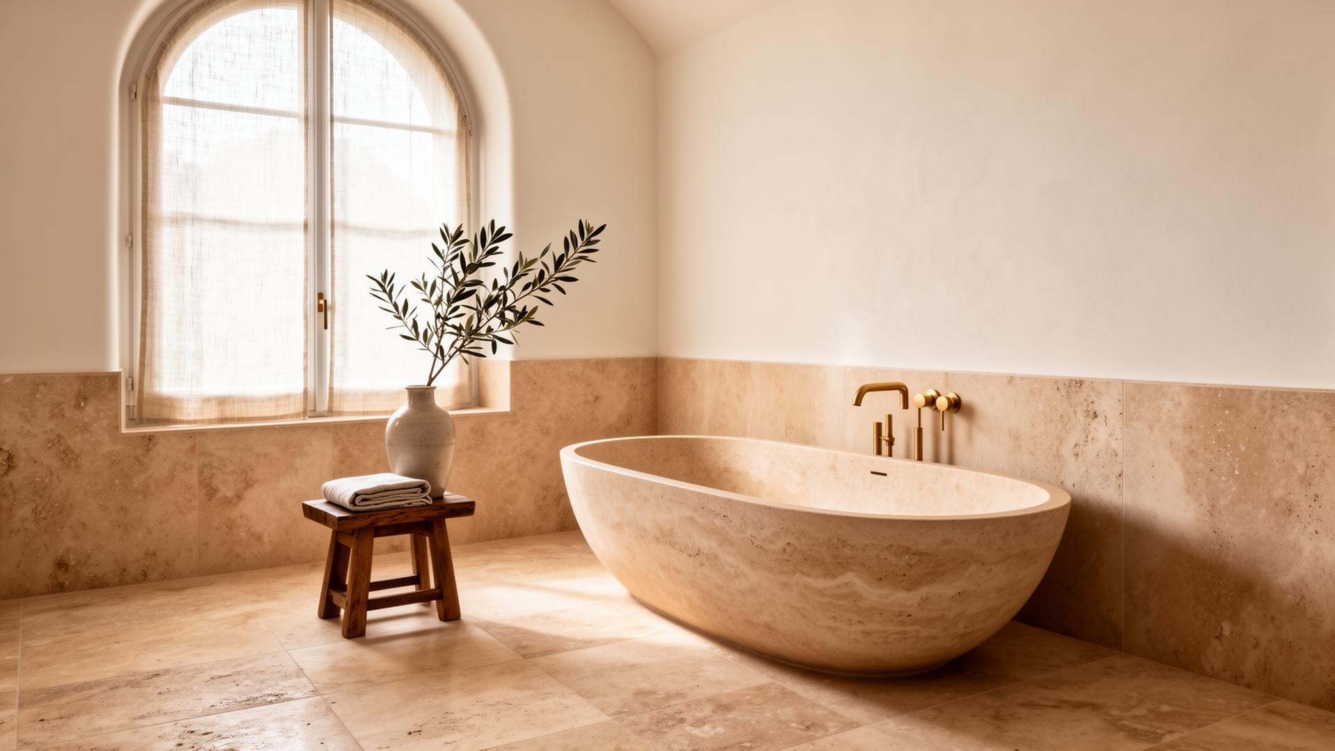 Tornvillan bathroom
